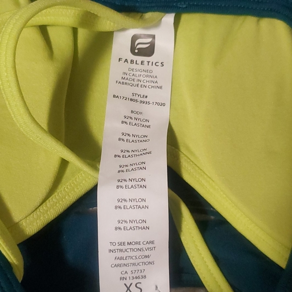 NWT Fabletics Sports Bra - Picture 5 of 5